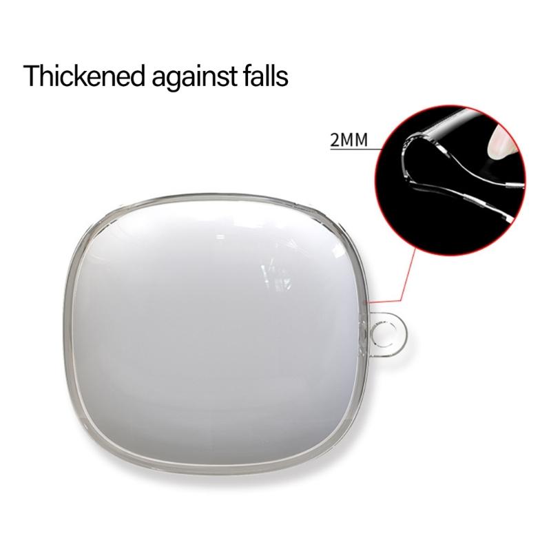 Transparents Earbuds Case Scratch Resistant TPU Protections Sleeve for C40i with Lanyard Keychains