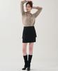 Hye Young Kim Wool Layered Midi Skirt - Black