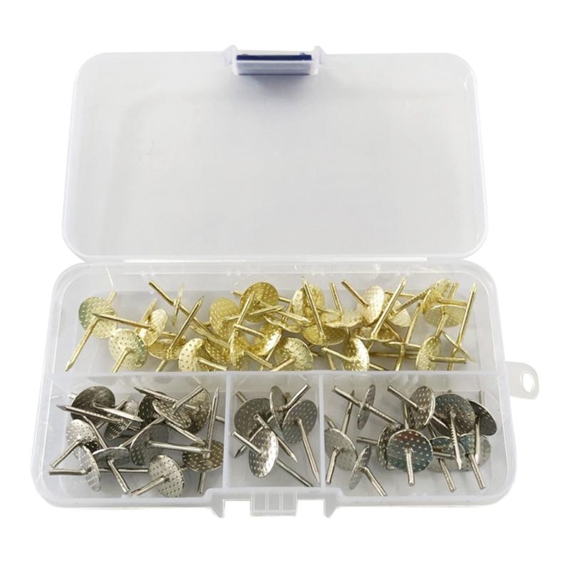 

50Pieces Picture Hanging Kits with Easy Install Nails Hanging Tacks for Photos and Clocks Photo Frames Hangers Nails 1