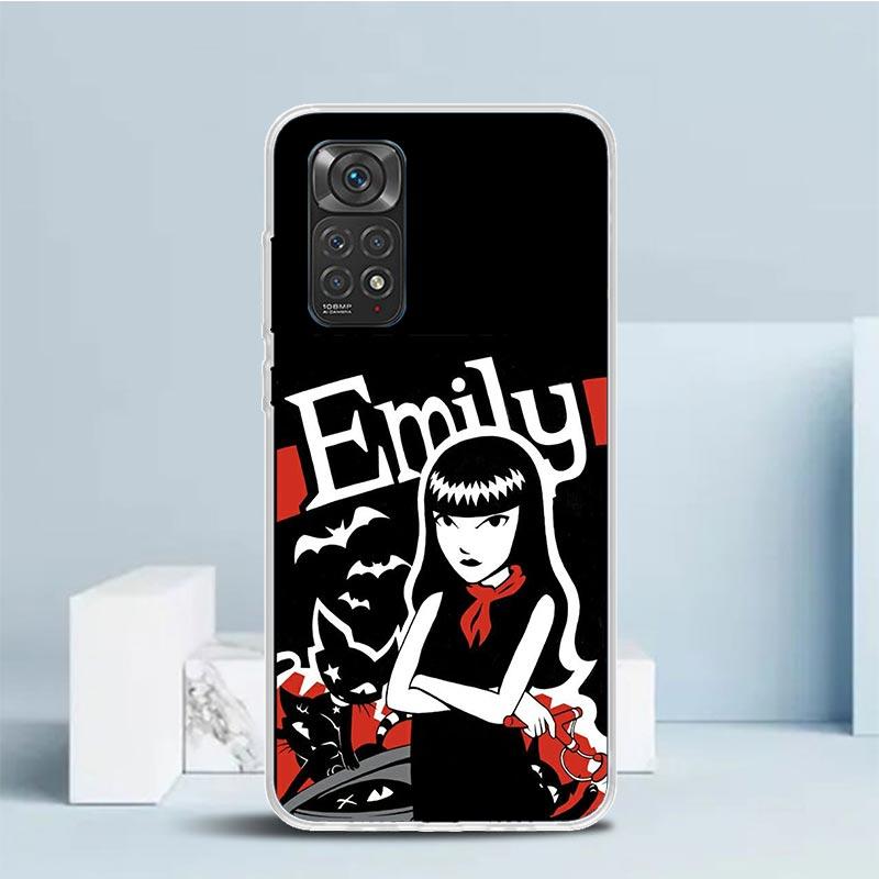 Comics Emily The Strange Soft Cover for Xiaomi Redmi Note 15 14 13 12 Pro Plus Phone Case 14S 11S 11T 11E 10S 10 4G Pattern Shel