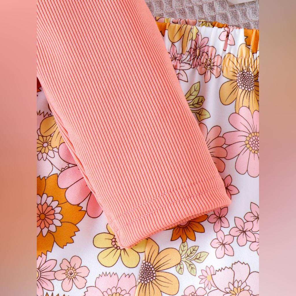 Dětská ležérní souprava s dlouhým rukávem, pohodlné každodenní oblečení