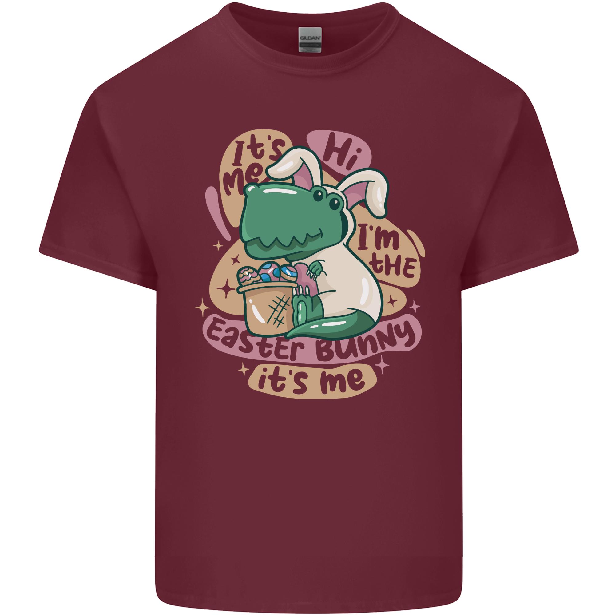 TRex Im the Easter Bunny Funny Dinosaur Unisexs Light Cotton TShirt S