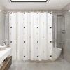 LIEI PEVA Thickened Waterproof Mildew Proof Shower Curtain