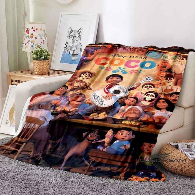 This Coco (Coco) Themed Blanket Is Warm and Cozy, Making It A Perfect Holiday Gift for Both Adults and Children.