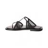 Salvatore Ferragamo Ferragamo Gioventu Leather Sandal Black