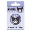 Kuromi Happy Face Enamelled Badge