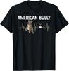 Funny Dog American Bully Dog Heartbeat XL American Bully Gift Unisex T-Shirt