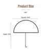 Gureide Long Handle Clear Umbrella