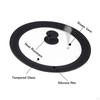 Multifunctional Tempered Glass Lid Pot Silicone Cover Kitchen Utensils Cookware Parts