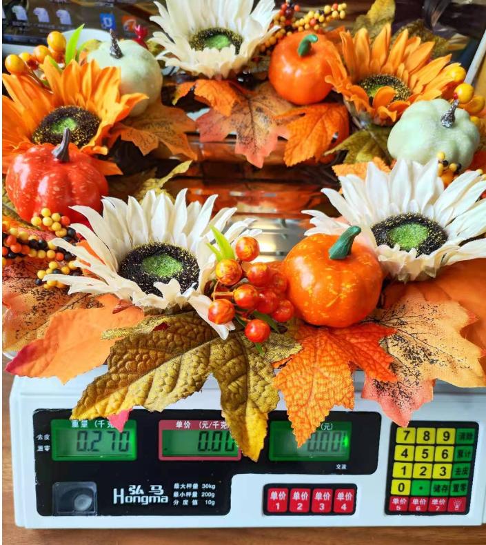 Fall Wreath For Front Door Wreath With Artificial Pumpkin