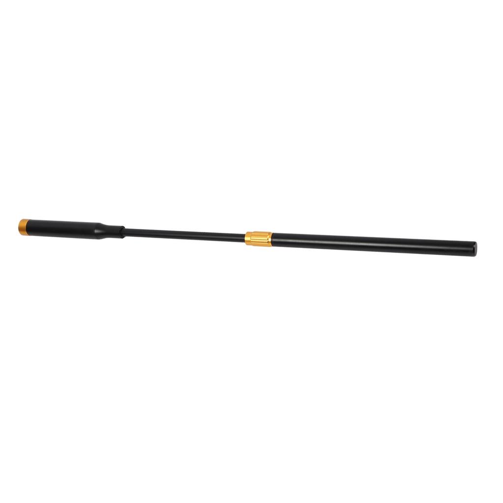Aluminum Billiards Pool Cues Extension Rod Telescopic Stretch Snooker Accessories(Golden Black )