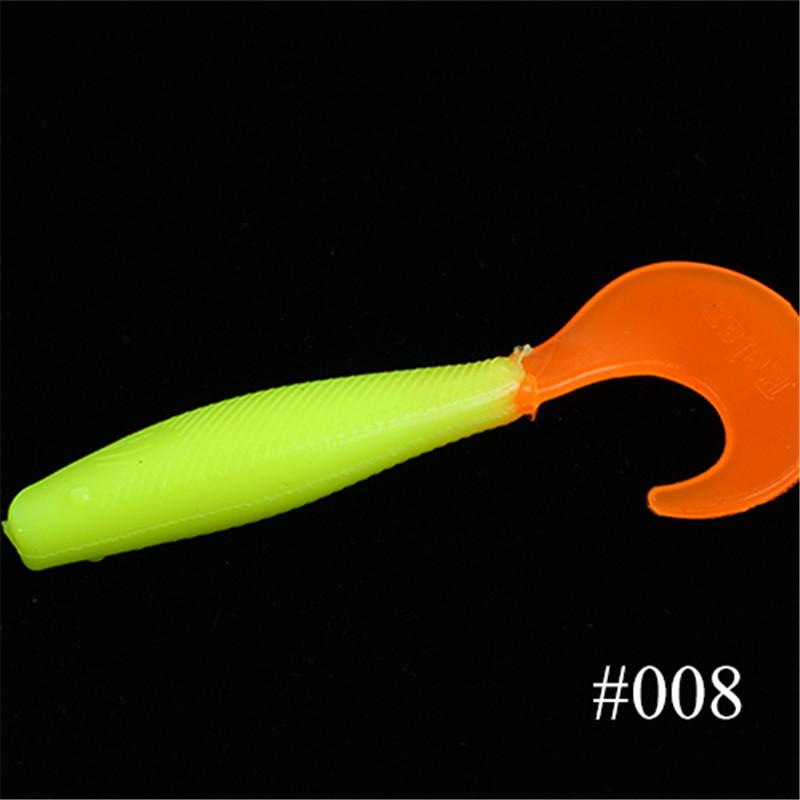 

Мягкая силиконовая приманка FTK 3D Eye, искусственная приманка, 8 см, 4,5 г/для карпа и окуня, два цвета, один крючок в упаковке 80mm-5pcs-008