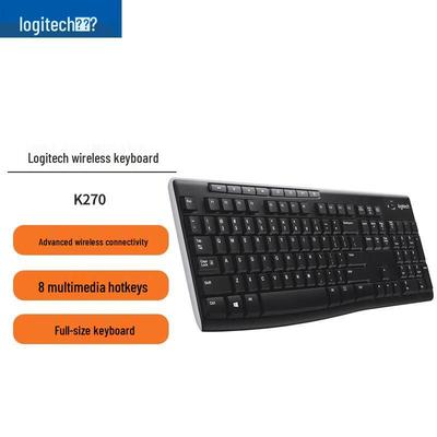 Logitech K270 Drahtlose Büro-Tastatur in voller Größe