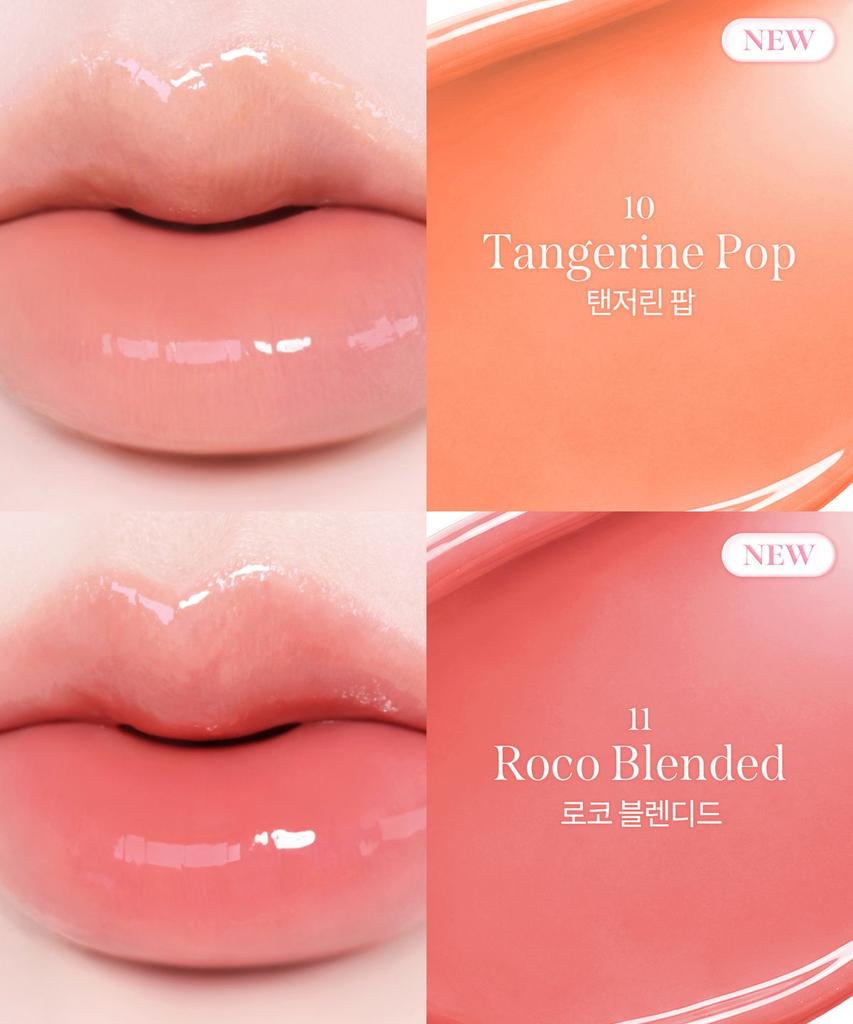 [2-Pack] Dew Stain Sheer Lip Gloss 13 Colors (+Free Lip Pencil)