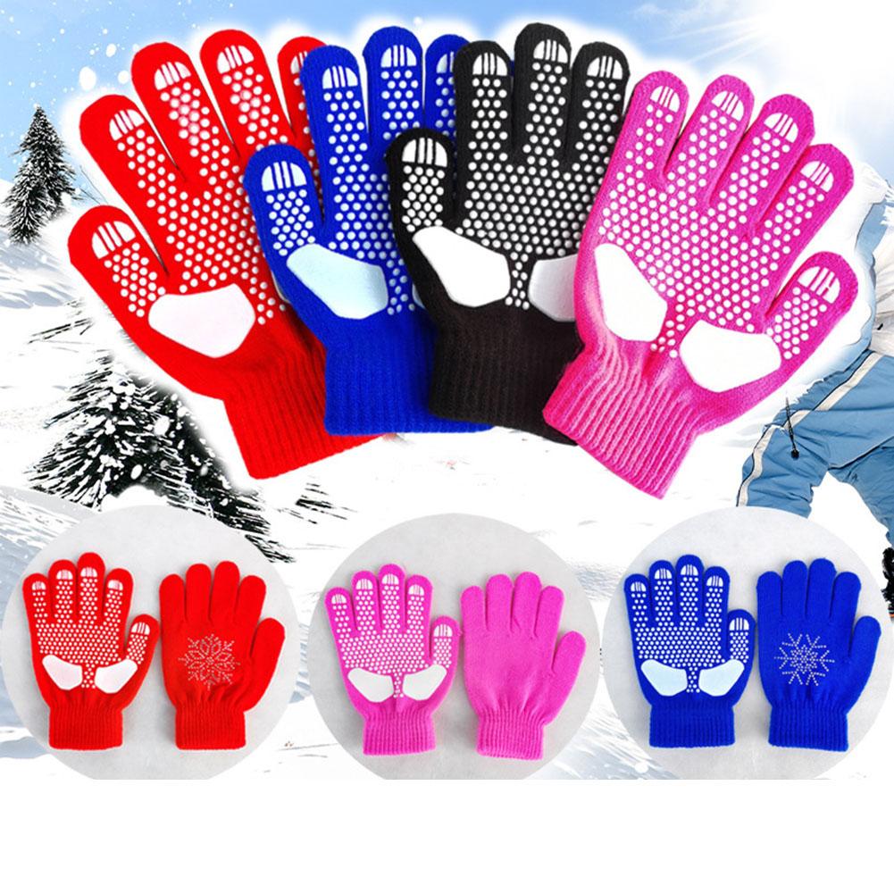 Cotton Lining Ice Skating Gloves Ski Gloves Easy To Pack