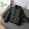 Women Fashion Ultra Light Down Cotton Outwear Short Quilted Cotton Jacket Autumn Winter Single Breasted Cotton-Padded Coat