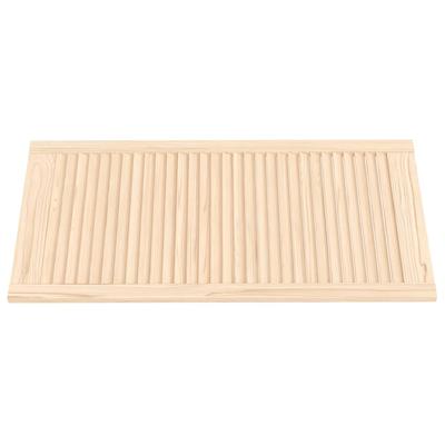 Slatted Design Cabinet Door 99.3 X 49.4 Cm Solid Pine Wood
