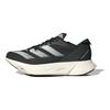 adidas Adizero Adios Pro 3 Anti Slip Wear Resistant Low Top Running Shoes Men's Black Silver Sneakers ID3701