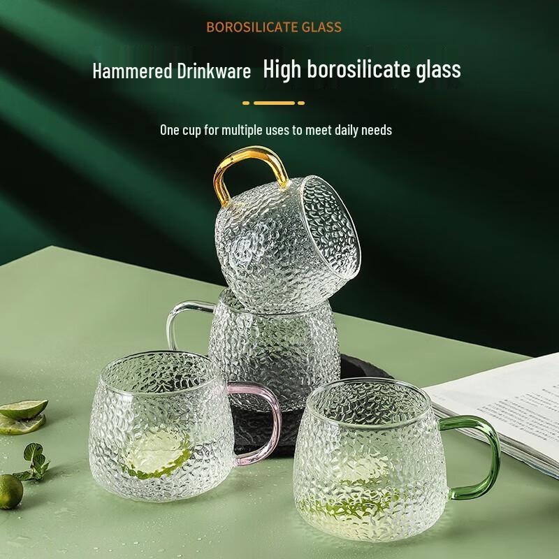 Жаропрочные текстурированные стеклянные кружки и наборы Zhuopu