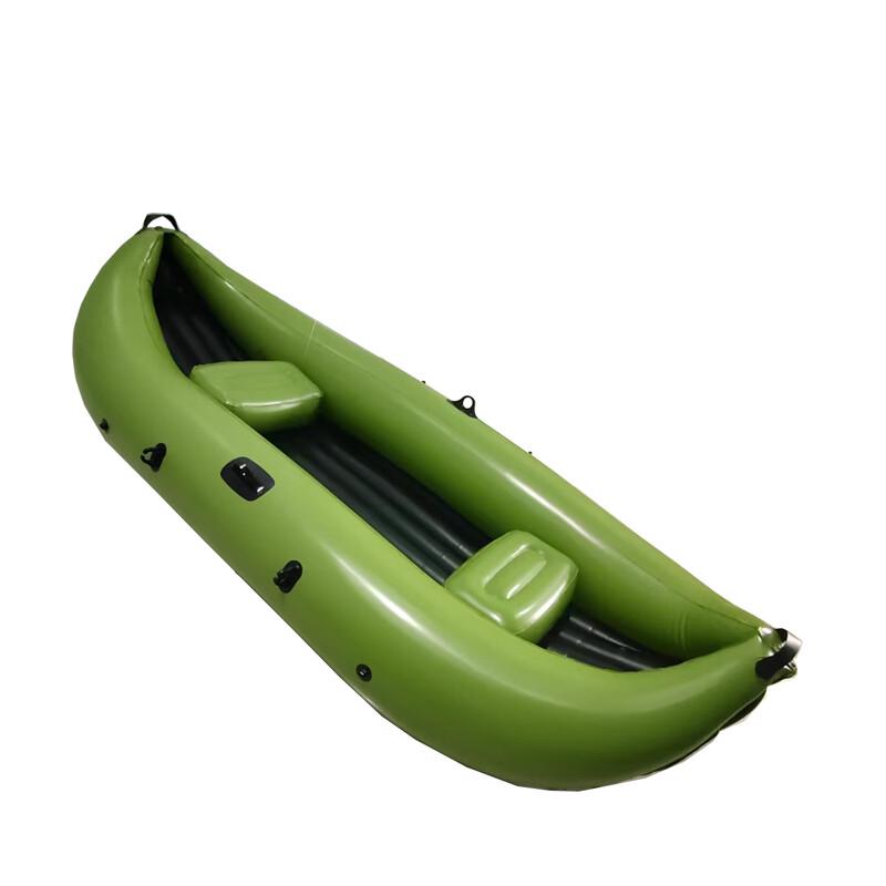 WEZHO Portable PVC Inflatable Kayak and Fishing Boat