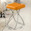 Home Light Luxury Folding Square Stool Home Foyer Shoe Changing Stool Study Chair Dining Table Stool Coffee Shop Chair