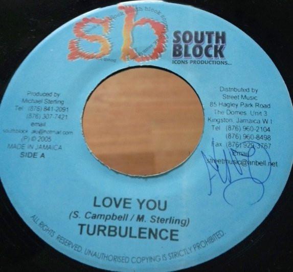 

7inch Record TURBULENCE, TO-ISIS - Love You / Save Me NONE South Block 2005 Jamaica Reggae, Ska & Dub Used