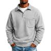 Men's Fashion -lined Long-Sleeved Sweatshirt For Winter (with pockets)