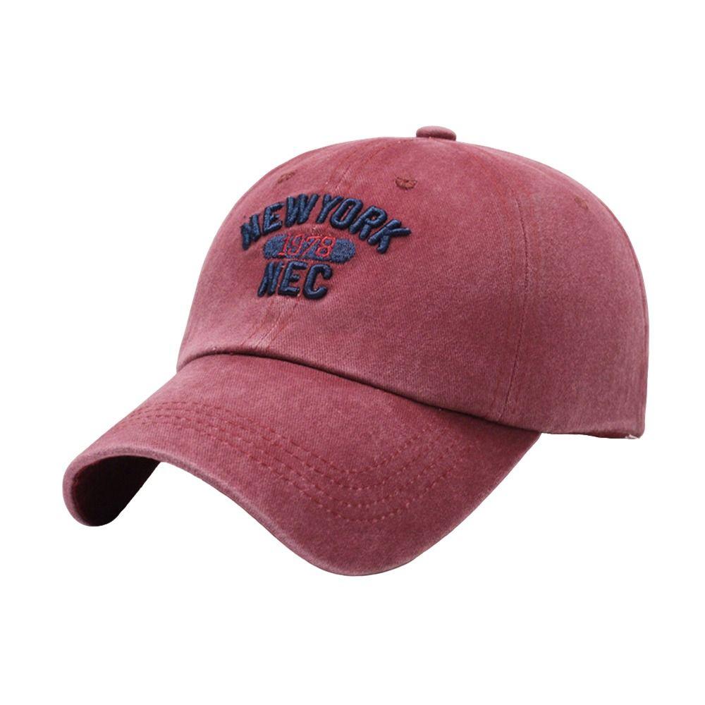 Adjustable Distressed Faded Cap Washed Snapback Baseball Cap  For Man Women Outdoor Sports