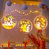 Colorful Autumn Celebration Suction Hanging Ornament Moon Festival Suction Wall Hangings Ornament Stylish Decors