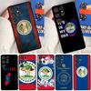 Belizean Flag Phone Case For Samsung Galaxy S25 Ultra S23 S20 S21 S22 S24 FE S9 S10 Plus S24 Ultra Cover
