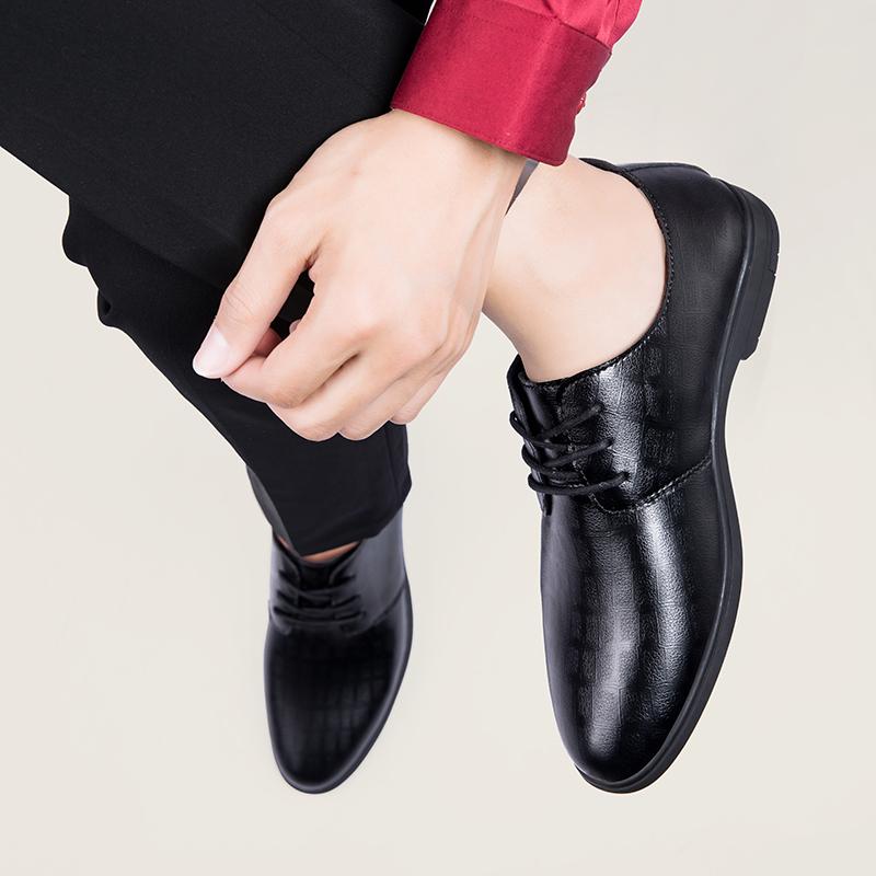 Fashion Lace-Up All-match Dress Footwear Men Minimalist Oxfords Shoes Men Leather Casual Shoes 2025 New Elegantes Flats Business Shoes
