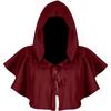 Mantello Medievale con Cappuccio per Costume di Halloween