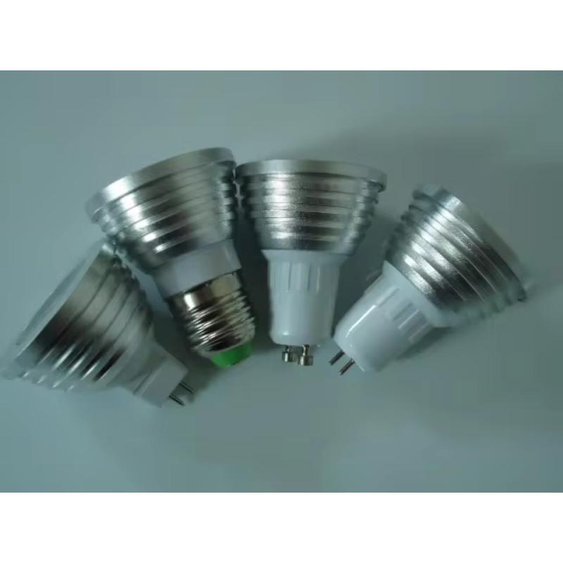 New 3W RGB E27/E14/MR16/B22/GU5.3 LED Spot Light 16 Color Bulb Lamp Lights+ 24 Keys IR Remote Control