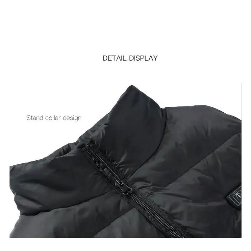 Zone 9 Heating Vest Zone Electric Jacket 2024 New Lightweight Men's Sportwear Winter Graphene Warm USB Heating Coat