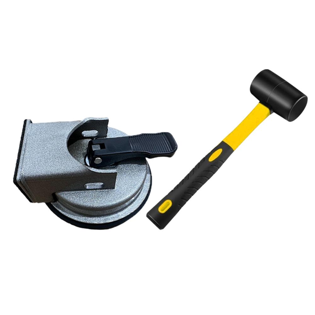 Professional Style Glass Suction Cup Lifter and Rubber Hammer for Floor Gap Repair and Moving Heavy Glass Panels