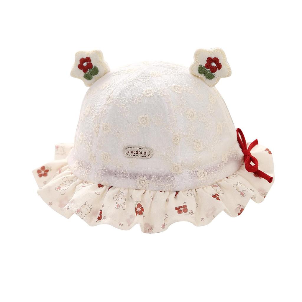 Infant Toddler Lace Sun Hat - Princess Style for Spring and Summer