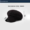 Adjustable Newsboy Cap Retro Painter Hat Casual Octagonal Cap  Autumn Winter