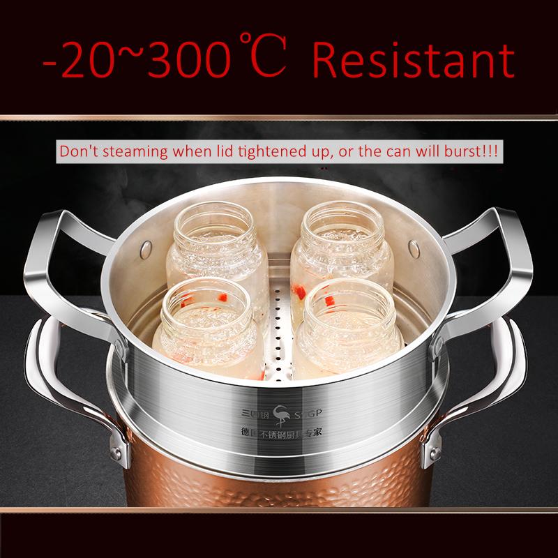 4 Pcs LFGB Certificate High-borosilicate Glass Subpackge Jar Fall Cold and Heat Resistant 100ml 250ml 330ml Concave Lid Bottle