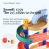 Run Maze Ball Track Building Blocks Funnel Slide Assemble Bricks Tools For Babywashing