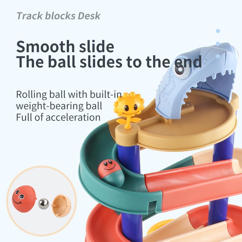 Run Maze Ball Track Building Blocks Funnel Slide Assemble Bricks Tools For Babywashing