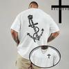 Unisexs Christian Cross Graphic Tshirt Unisex Of Faith Print 2026 Summer Black Cotton Oversized Streetwear Tee For Religious Fans