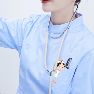 Nurse Brooch Cartoon Nursh Shape Exquisite Colorfast Anti-rust Anti-oxidation Smooth Coat Scarf Bag Hat Decoration Brooch Clothes Pin Jewelry