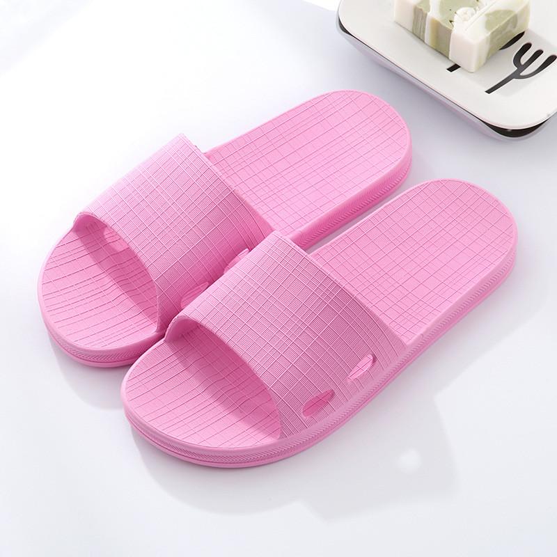 Summer Ladies Indoor Nonslip Pvc House Slippers For Couples Comfortable Shower Footwear