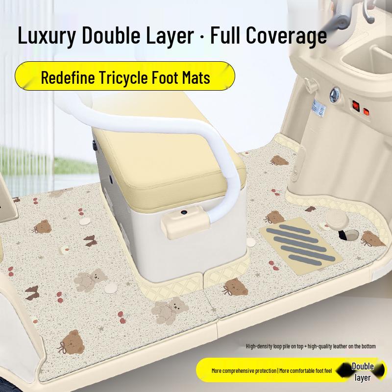 Jinfeng SU7 Classic Electric Tricycle Floor Mat Pedal Pad Decorative Accessory