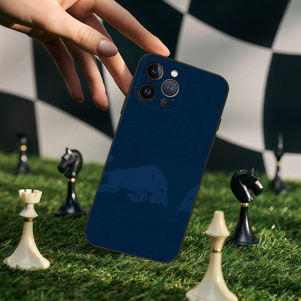 

Модний Червоний Логотип B-BullS Килимок для Миші Чохол для Телефону Для Iphone 17 16 15 14 13 12 11 Pro Max Plus Чорний Силікон Матовий ТПУ iPhone 14 plus