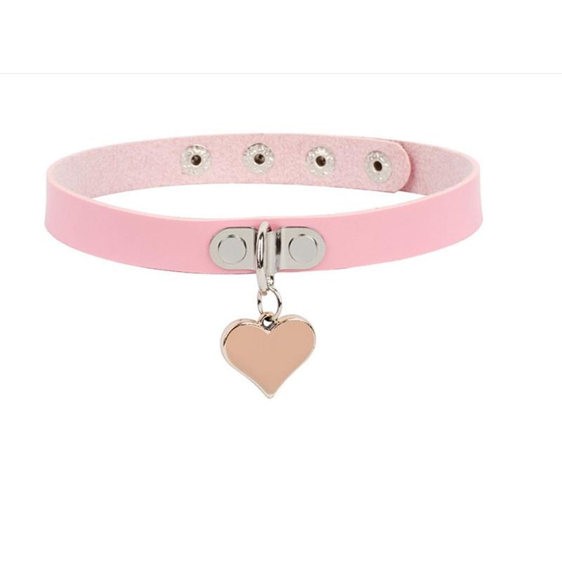 

Женское готическое ожерелье из искусственной кожи в стиле рок-панк 1.5*40cm