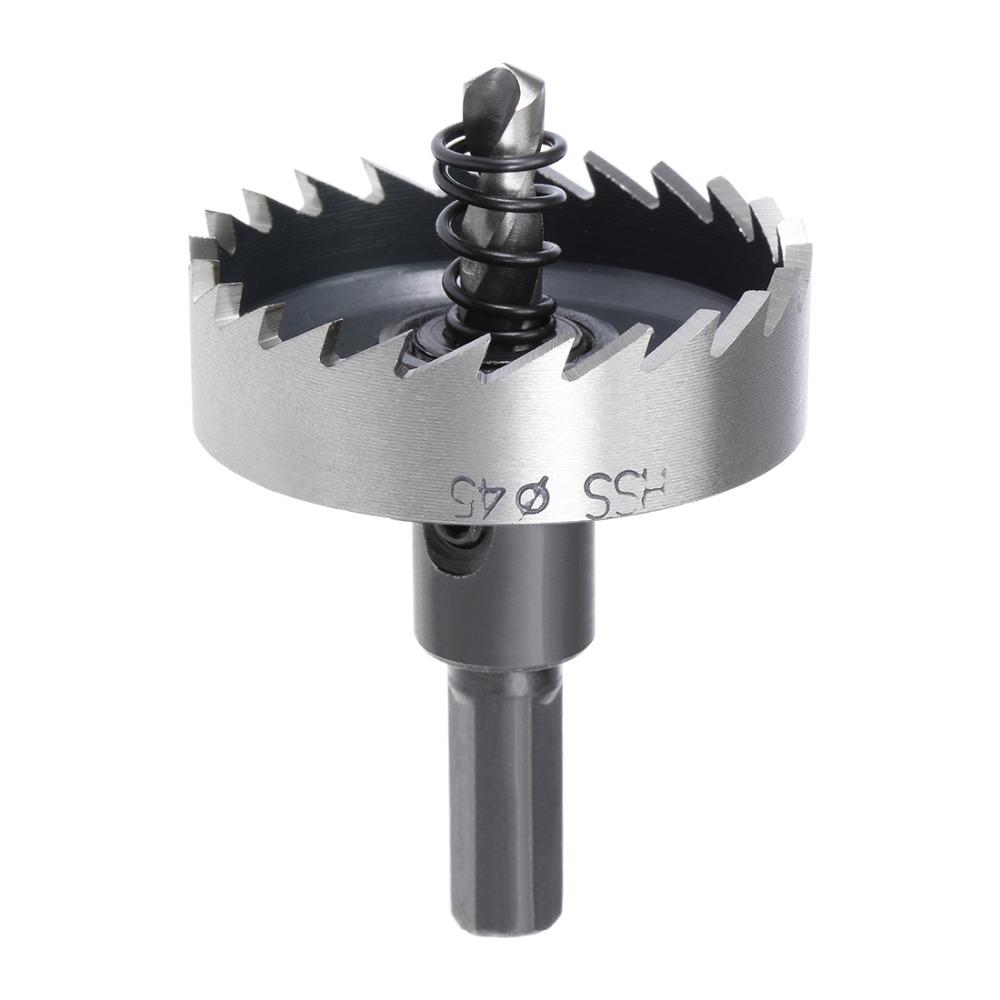 Uxcell Hot Sale 65/53/55/75/80/50/45mm Cutting Dia.Metal Alloy HSS Stainless High Speed Steel Drill Bit Hole Saw Cutter,Home DIY