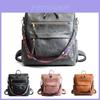 Stylish Women's Backpack In Soft Pu Leather For School And Travel With Adjustable Straps