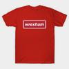 Men Black Print T-shirt Wrexham No-Cut Transfer Paper Print Cotton Tshirt