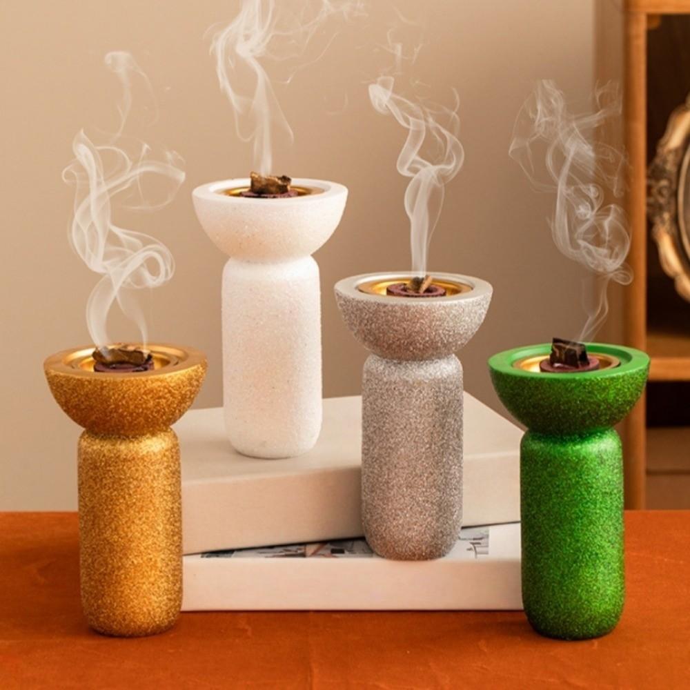 Luxus Weihrauch Diffusor Harz Aromatherapie Brenner Glitzer Basis Räuchergefäß Wohnzimmer
